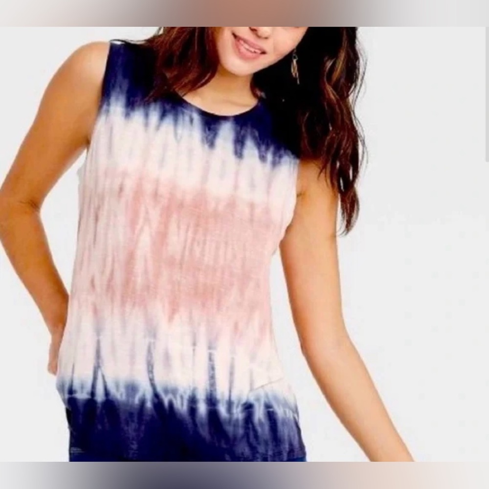 Women's Tie-Dye Sleeveless Top